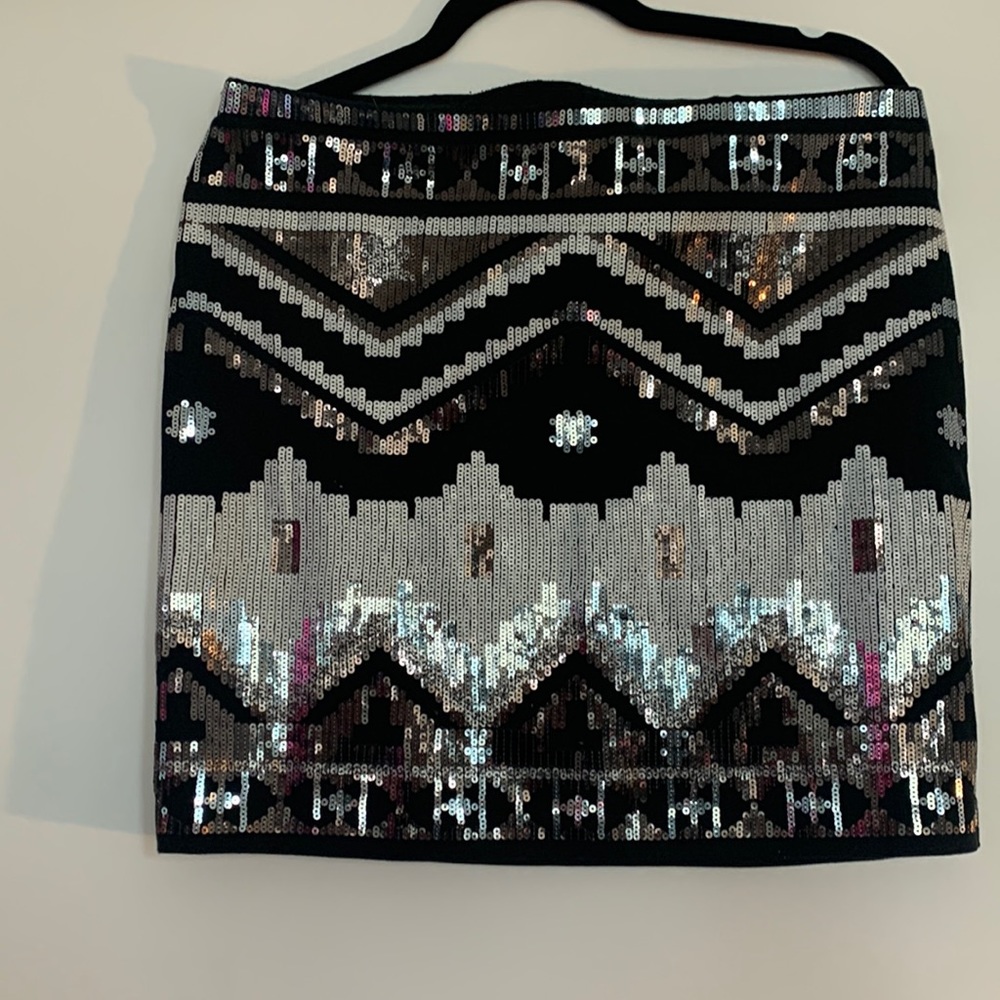 Express sequin miny skirt